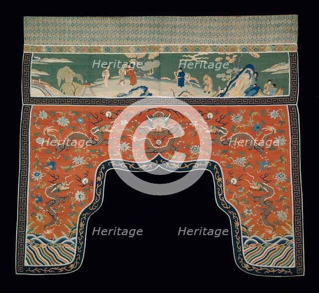 Valance, China, Qing dynasty(1644-1911), 1799. Creator: Unknown.