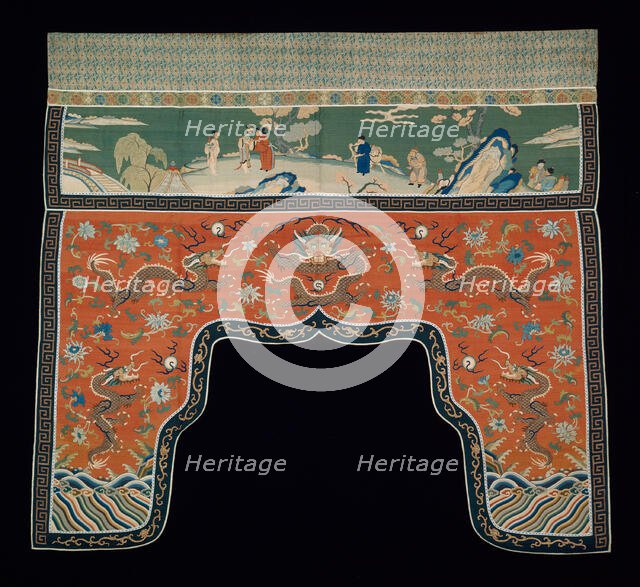 Valance, China, Qing dynasty(1644-1911), 1799. Creator: Unknown.