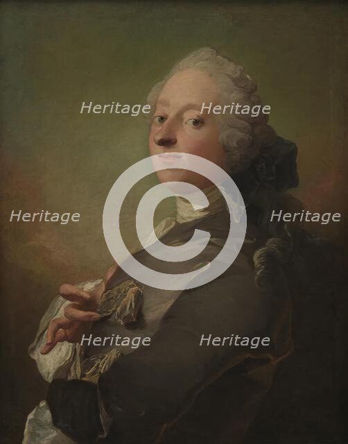 Portrait of court apothecary Johann Gottfried Becker, 1726-1793. Creator: Carl Gustaf Pilo.