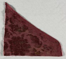 Silk Fragment, 1700s. Creator: Unknown.