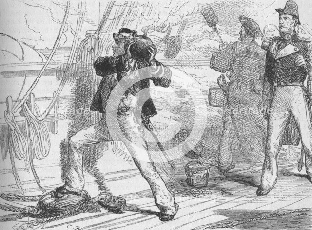 'An Incident in the Attack on Bomarsund', c1880. Artist: C.R..