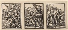 Three Scenes on the Road to Calvary, c. 1649. Creator: Christoffel Jegher.