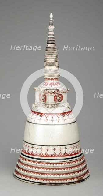Votive Stupa, 17th-18th century. Creator: Unknown.