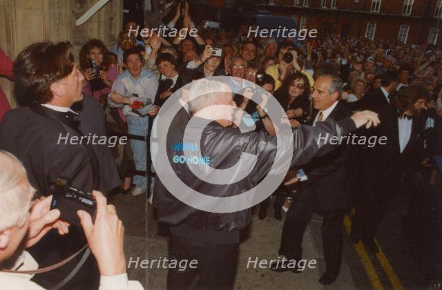 Frank Sinatra, Royal Albert Hall, London, 1989.  Creator: Brian Foskett.