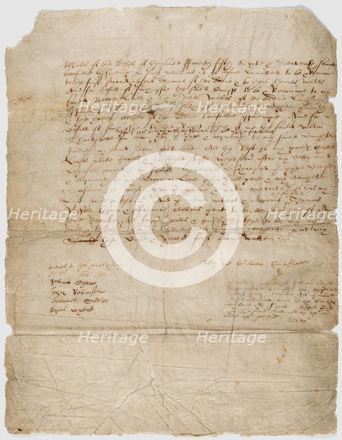 Shakespeare's Last Will, 25 March 1616, 1616.