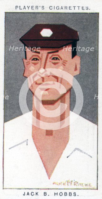 Sir Jack Hobbs, British cricketer, 1926. Artist: Alick P F Ritchie
