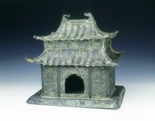 Model of a Chinese temple, Song dynasty, 960-1279. Artist: Unknown