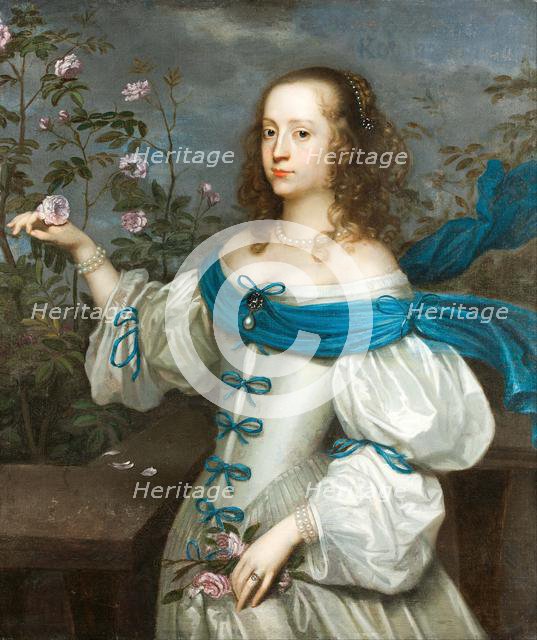 Portrait of Beata Elisabet von Königsmarck (1637-1723) , ca 1654. Creator: Munnichhoven (Munnikhoven, Münnichhoven, Munnekus, Munnikus, Monnickes), Hendrick (?-1664).