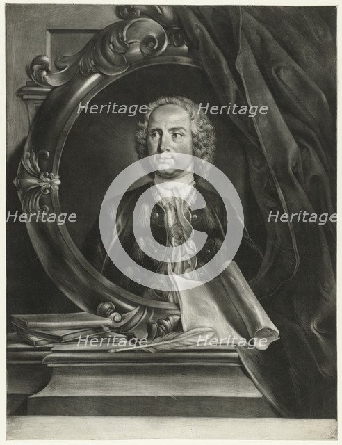 Portrait of the Composer Pietro Antonio Locatelli (1695-1764). Artist: Troost, Cornelis (1696-1750)