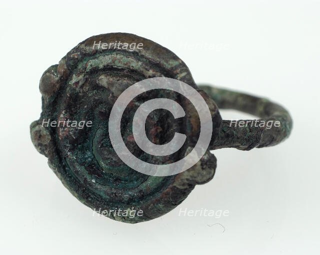 Finger ring, Langobardic, 6th-7th century. Creator: Unknown.