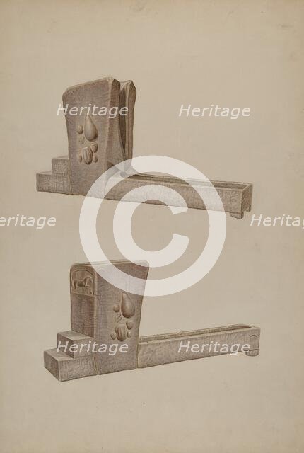 Drinking Fountain, c. 1940. Creator: Edward DiGennero.