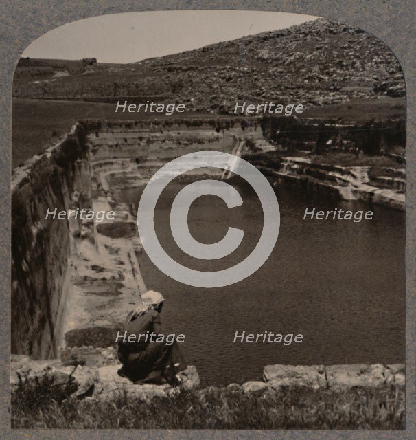 'One of the Pools of Solomon', c1900. Artist: Unknown.