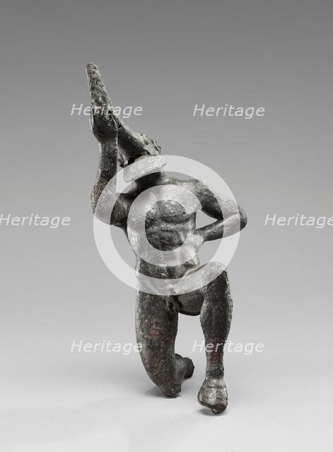 Statuette of a Satyr, 480-460 BC. Creator: Unknown.