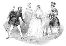 Scene from "The Favorite", at Drury-Lane Theatre, 1844. Creator: Unknown.