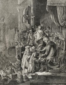 Jesus Christ before Pontius Pilate, 1878.  Creator: Unknown.