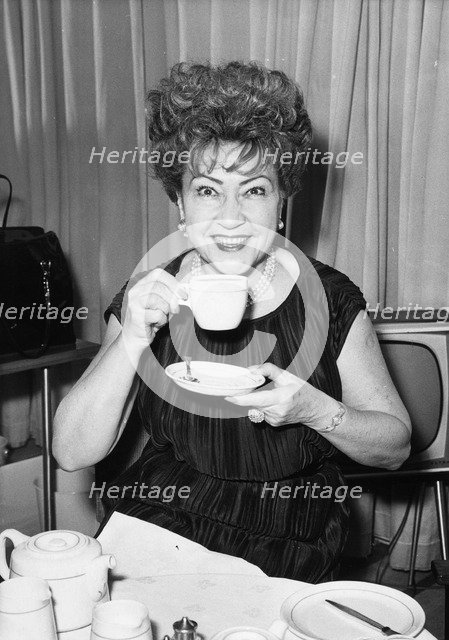 Ethel Merman (1908-1984), American actress, 1963. Artist: Unknown