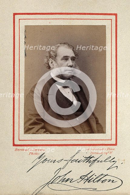 John Hilton, 1873. Creator: Barraud & Jerrard.