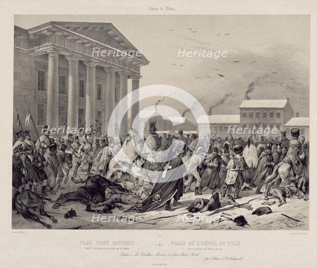 Flight of the French army through Vilnius.