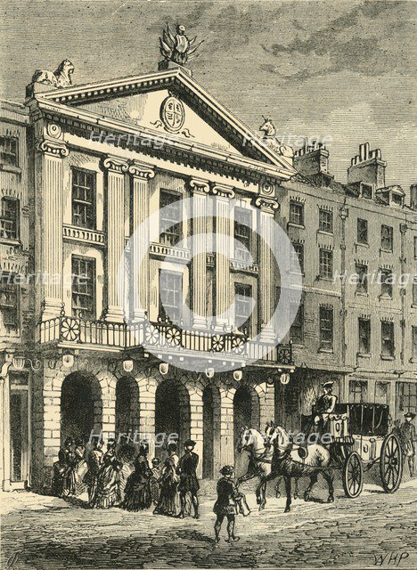 'Front of Old Drury Lane Theatre', (1881). Creator: Unknown.