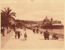'Promenade des Anglais and the Jetty Palace, Nice', 1930. Creator: Unknown.