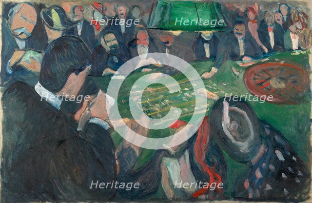 At the Roulette Table in Monte Carlo.