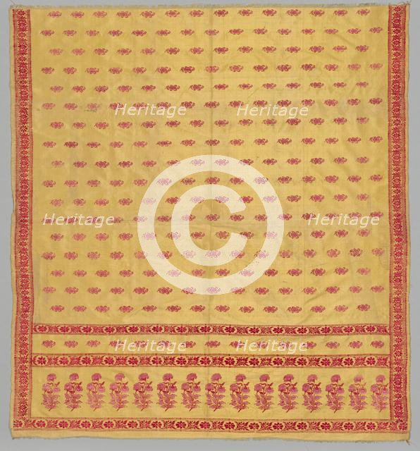 Part of a Sari, 1800s - early 1900s. Creator: Unknown.
