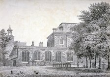 West view of the Chapel of St Peter ad Vincula, Tower of London, c1800. Artist: Anon