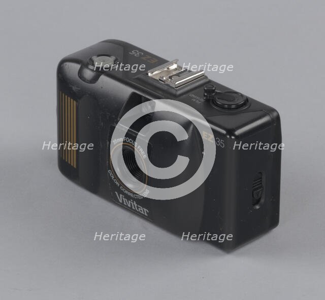 35mm camera from the studio of H.C. Anderson, 1990s. Creator: Vivitar.