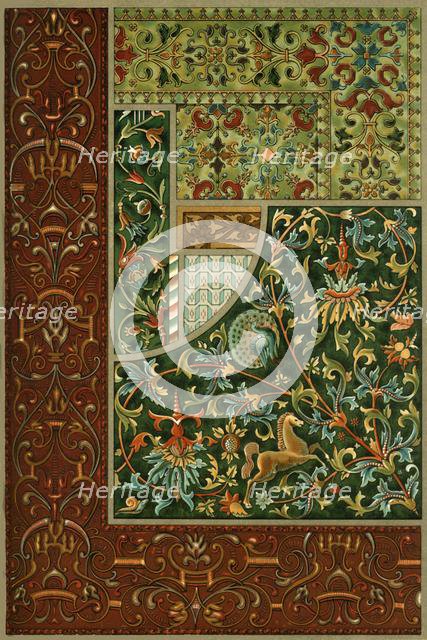 German Renaissance embroidery, (1898). Creator: Unknown.
