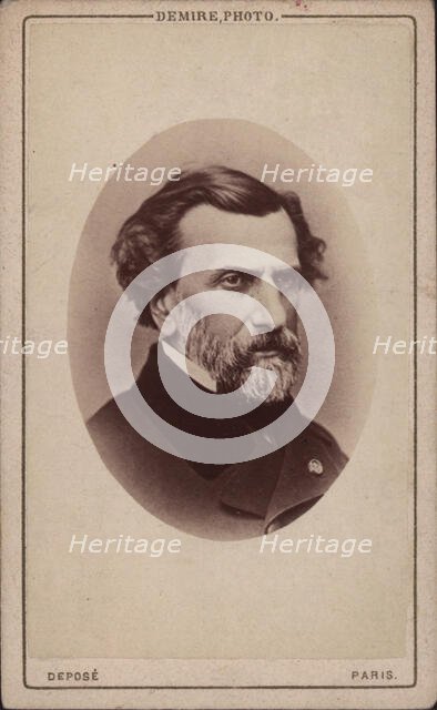 Portrait of the composer Ambroise Thomas (1811-1896), 1860s. Creator: Anonymous.