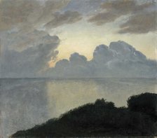 Summer Night by the Sea, Tisvilde, 1900. Creator: Viggo Christian Frederik Vilhelm Pedersen.