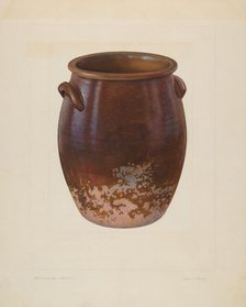 Large Earthen Jar, 1935/1942. Creator: Clyde L. Cheney.