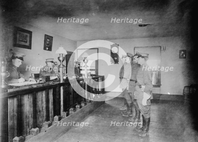 Aqueduct police station, between c1910 and c1915. Creator: Bain News Service.