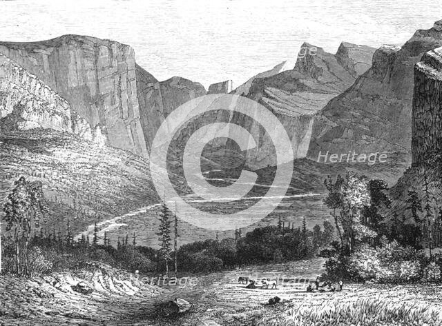 'View in the Sierra Nevada', 1875. Creator: Unknown.