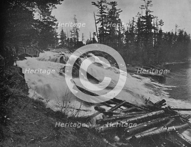 'Big Falls, Peshtigo River, Wis.', c1897. Creator: Unknown.