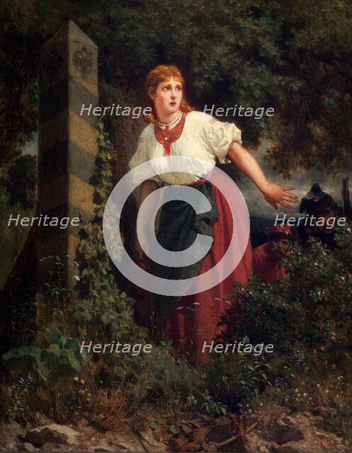 Crossing the Border, 1865. Creator: Artur Grottger.