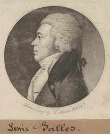 Lewis Salles, 1801. Creator: Charles Balthazar Julien Févret de Saint-Mémin.