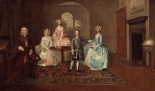John Thomlinson and His Family, 1745. Creator: Arthur Devis.