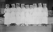 Red Cross volunteers? Alice Borden, Helen Campbell, Edith McHieble, Maude... between c1910 and c1915 Creator: Bain News Service.