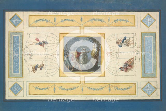 Study for a Ceiling, n.d.. Creator: Jean Jacques Lagrenee.