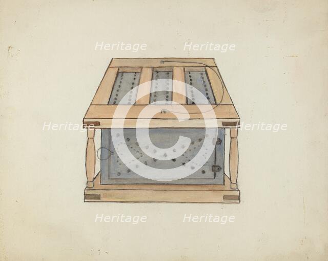 Foot Warmer, c. 1936. Creator: Edna C. Rex.