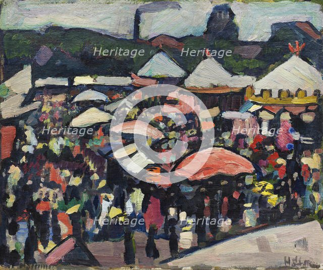 Fair at the Kesselbrink in Bielefeld, 1912. Creator: Stenner, Hermann (1891-1914).