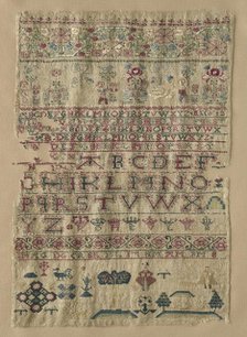 Sampler, 1743. Creator: Unknown.