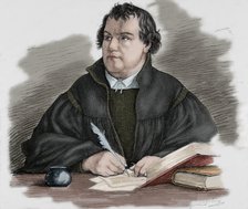 Martin Luther (1483-1546), German reformer, 1882.  Creator: G Spangerberg.