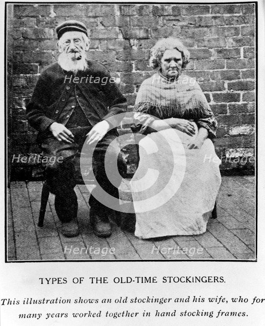 'Types of the Old-Time Stockingers', c1890s(?). Artist: Unknown