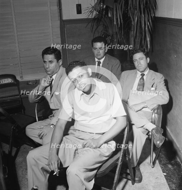 Portrait of Billy Eckstine and Nelson Riddle, New York, N.Y., 1946. Creator: William Paul Gottlieb.
