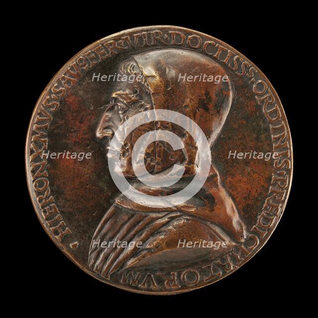 Girolamo Savonarola, 1452-1498, Dominican Preacher [obverse], c. 1497. Creator: Unknown.