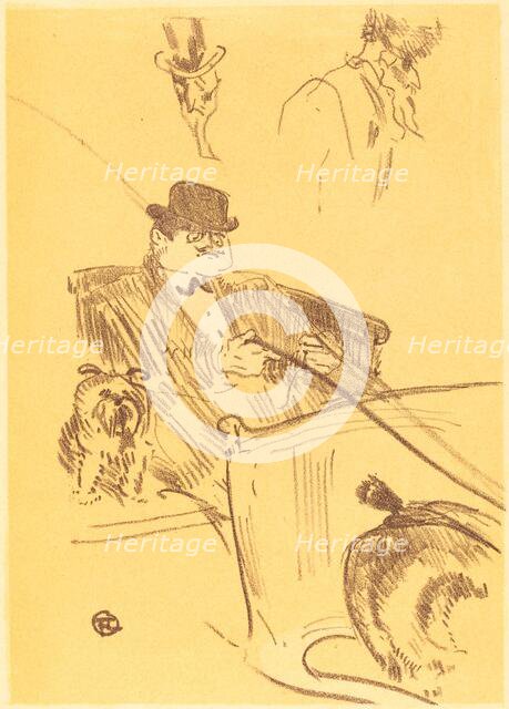 Cover for "La tribu d'Isodore" (Couverture pour "La tribu d'Isodore"), 1897. Creator: Henri de Toulouse-Lautrec.