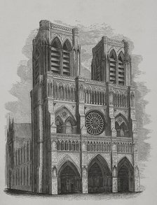 Notre-Dame, Paris, France, 1856. Creator: Unknown.