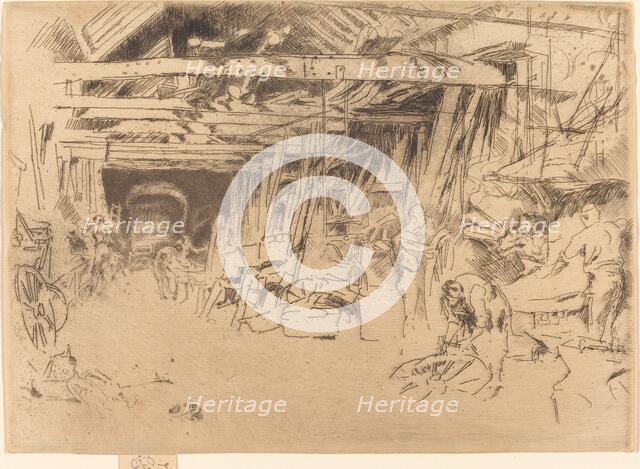 Wheelwright, 1879/1880. Creator: James Abbott McNeill Whistler.